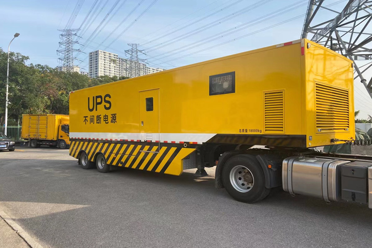 河北发电机租赁施工现场